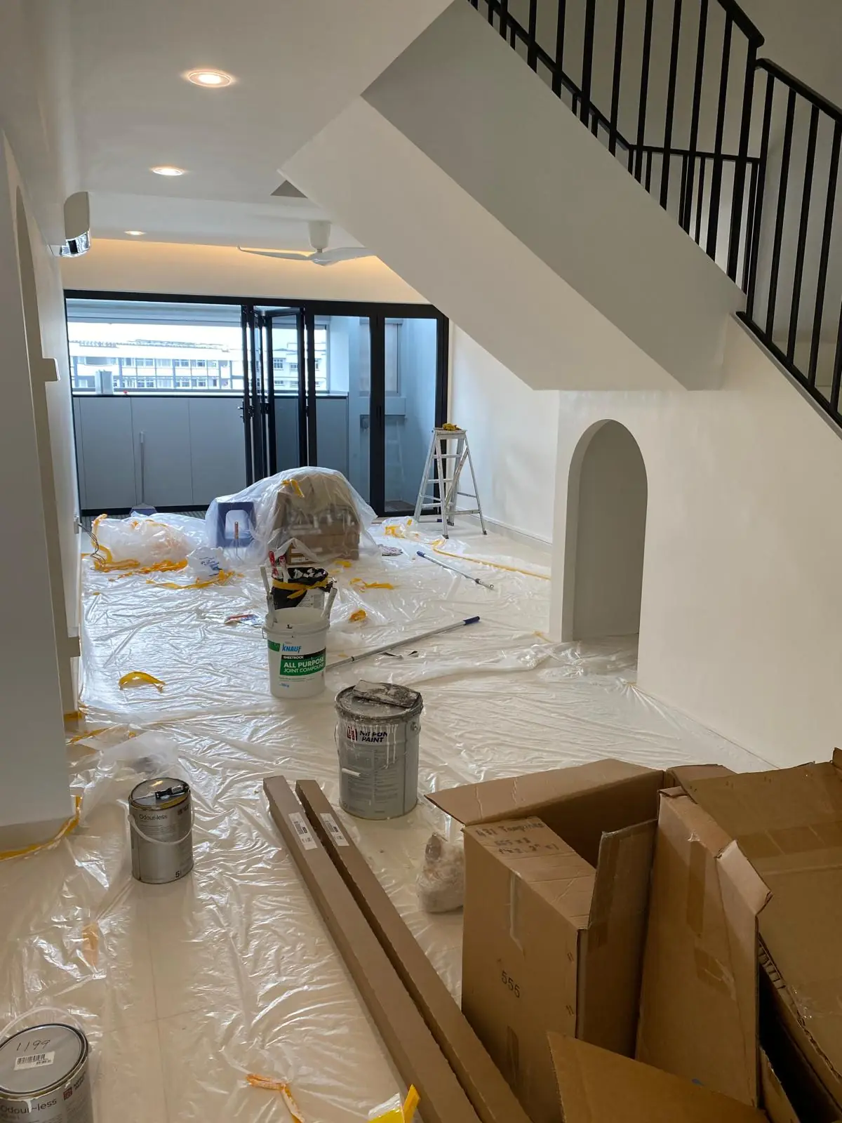 Maisonette Repainting: Protected, Painted and Handed Over Clean, photo 2